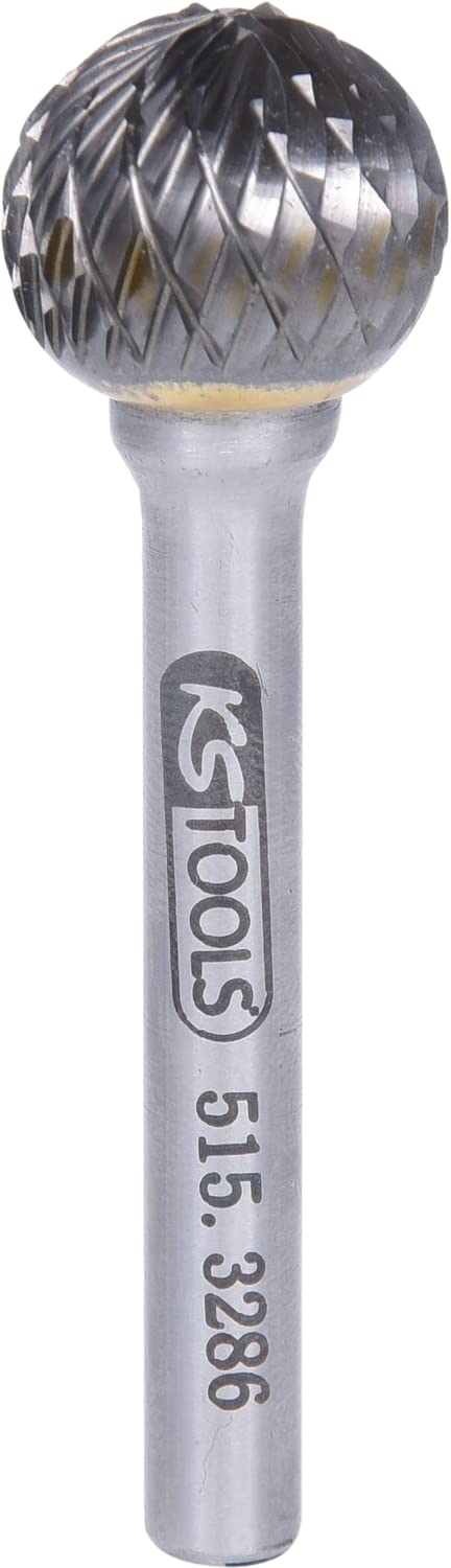 KS Tools 515.3286 HM Kugel-Frässtift Form D, 16mm 16 mm, 16 mm
