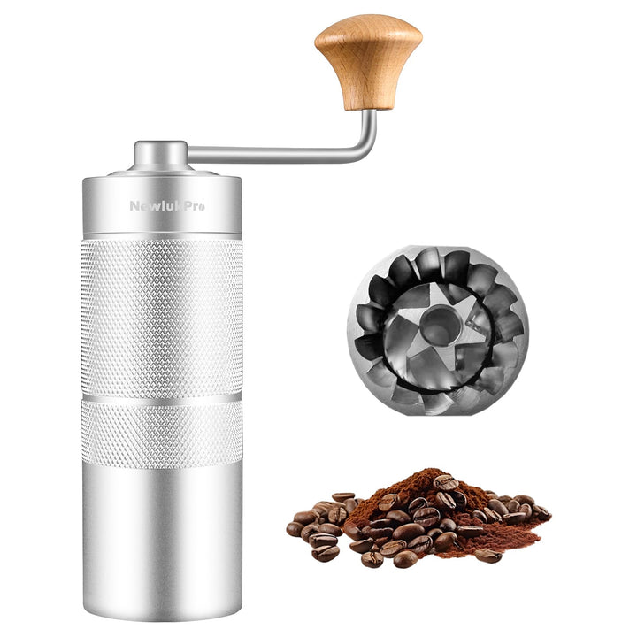 M6 Kaffeemühle Handbuch, Kapazität 25g, Hand Kaffeemühle Sharp Hexagonal Mahlkern, tragbare manuelle