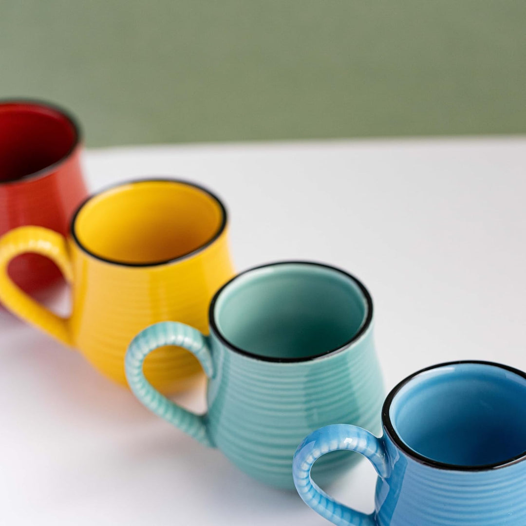 La Cafetière Espresso-Tassen, Keramik, 4er-Set