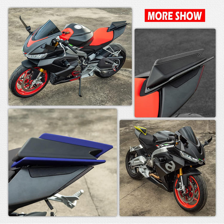 Lorababer Motorrad Verkleidungsabdeckung für die hintere Sitzbank Kompatibel mit A.prilia RS660 RS 6