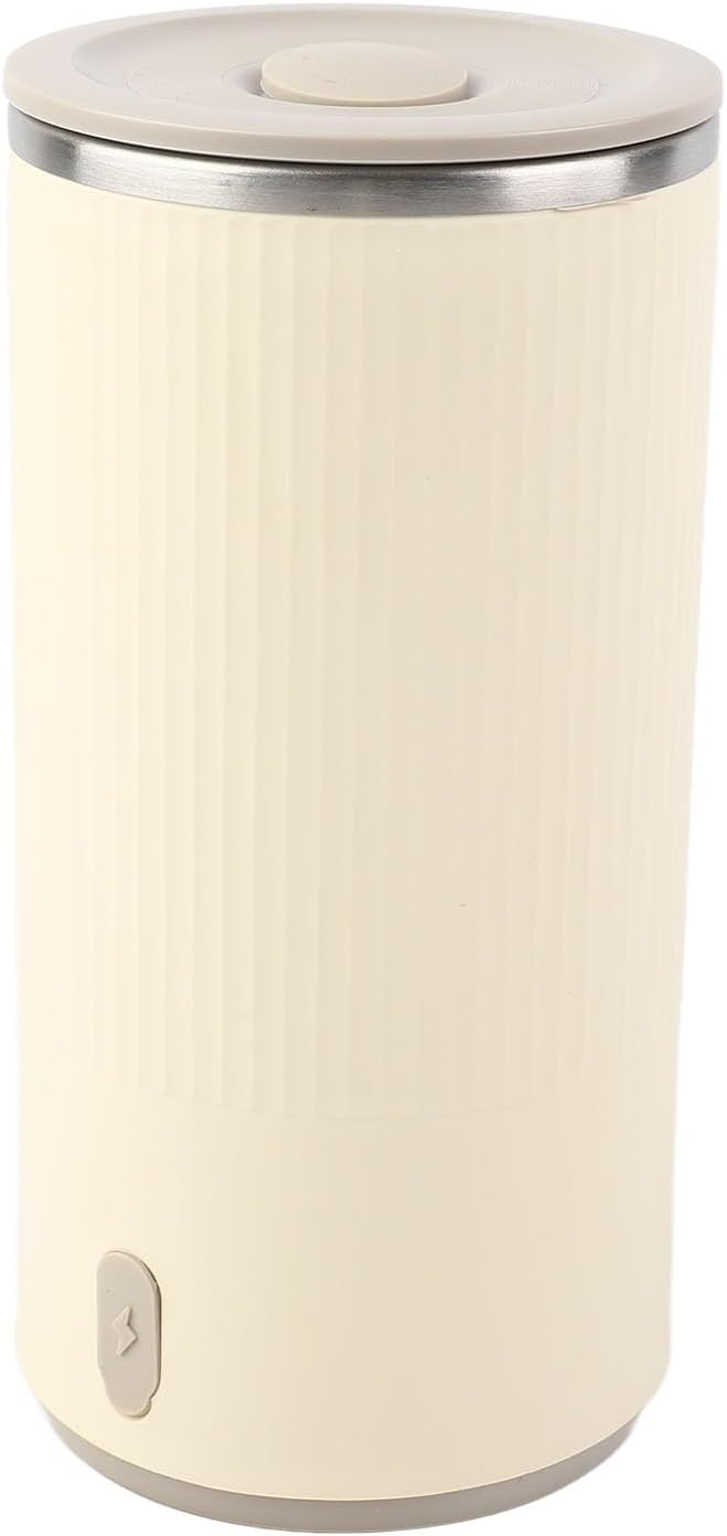 Elektrischer Wasserkocher, kabellos, Edelstahl, 400 ml, für Auto und Reisen, mit wiederaufladbarem D