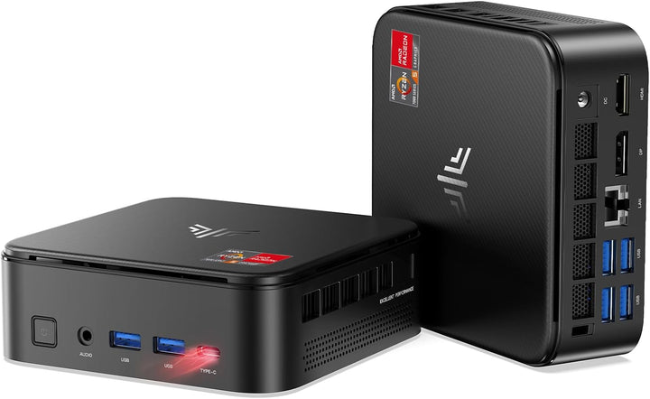 NiPoGi Mini PC Mit ΑΜD Ryzen 5 7430U(Bis zu 4.3GHz, 6C/12T, Besser Als 5500U/5675U),16GB RAM/512GB S