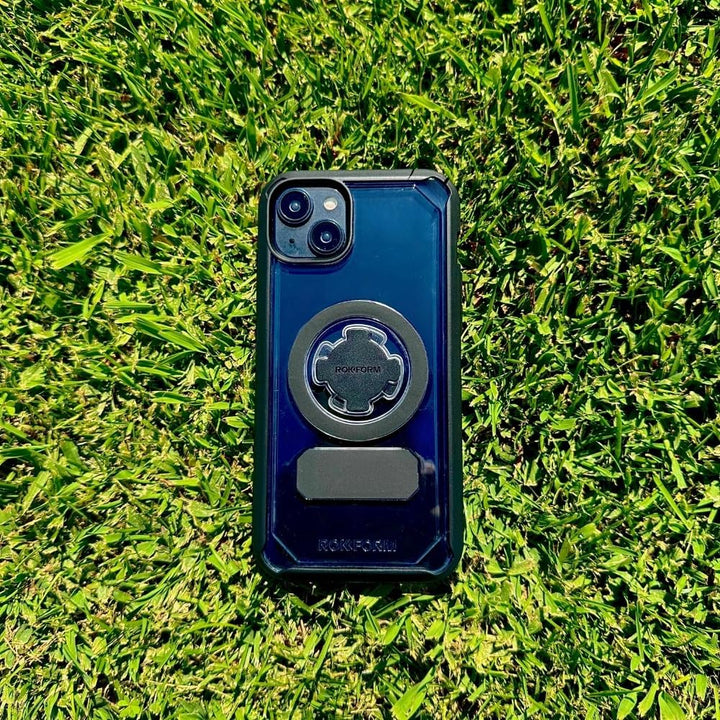 Rokform - iPhone 15 Plus Hülle, Crystal Series, magnetische klare iPhone 15 Plus Hülle mit RokLock D