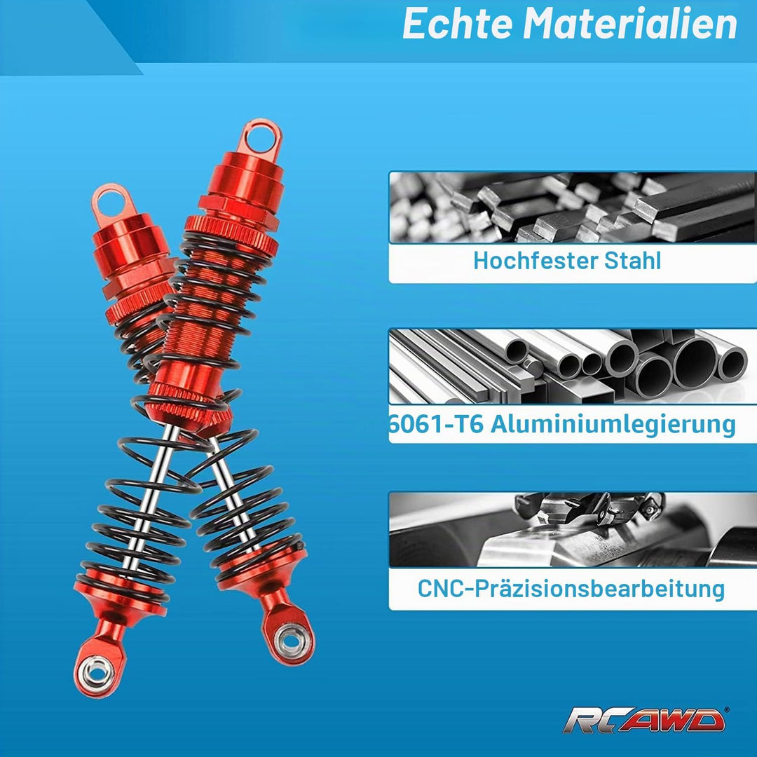 RCAWD Big Bore RC Stossdämpfer-Set für Slash 2WD, Hoss, Rustler 4X4 VXL, Slash 4X4, Bandit, Ford, Ni