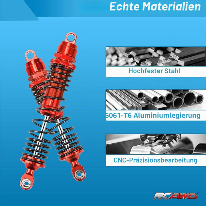 RCAWD Big Bore RC Stossdämpfer-Set für Slash 2WD, Hoss, Rustler 4X4 VXL, Slash 4X4, Bandit, Ford, Ni