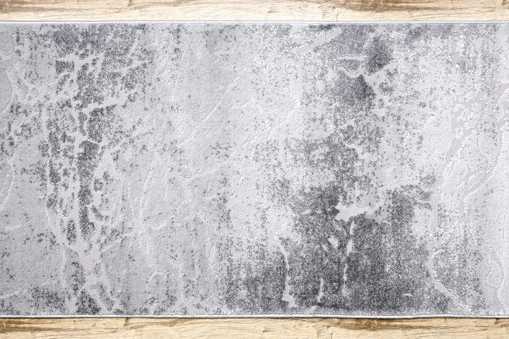 Modernen Preiswert Läufer MEFE, Läufer Strukturell - Zwei Ebenen aus Vlies Grau 80x120 cm 80x120 cm