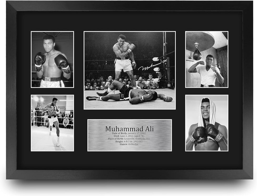 HWC Trading FR A3 Muhammad Ali Geschenke Gedrucktes Signiertes Autogrammbild Für Boxer-Erinnerungsst