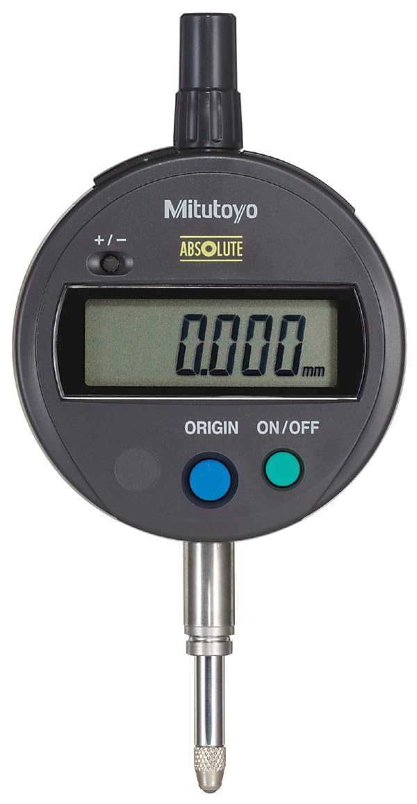 Mitutoyo 543-790B-10, Digitale Messuhr ID-S, 12,7 mm, 0,001 mm, IP42, Flache Rückplatte, Metrisch, m