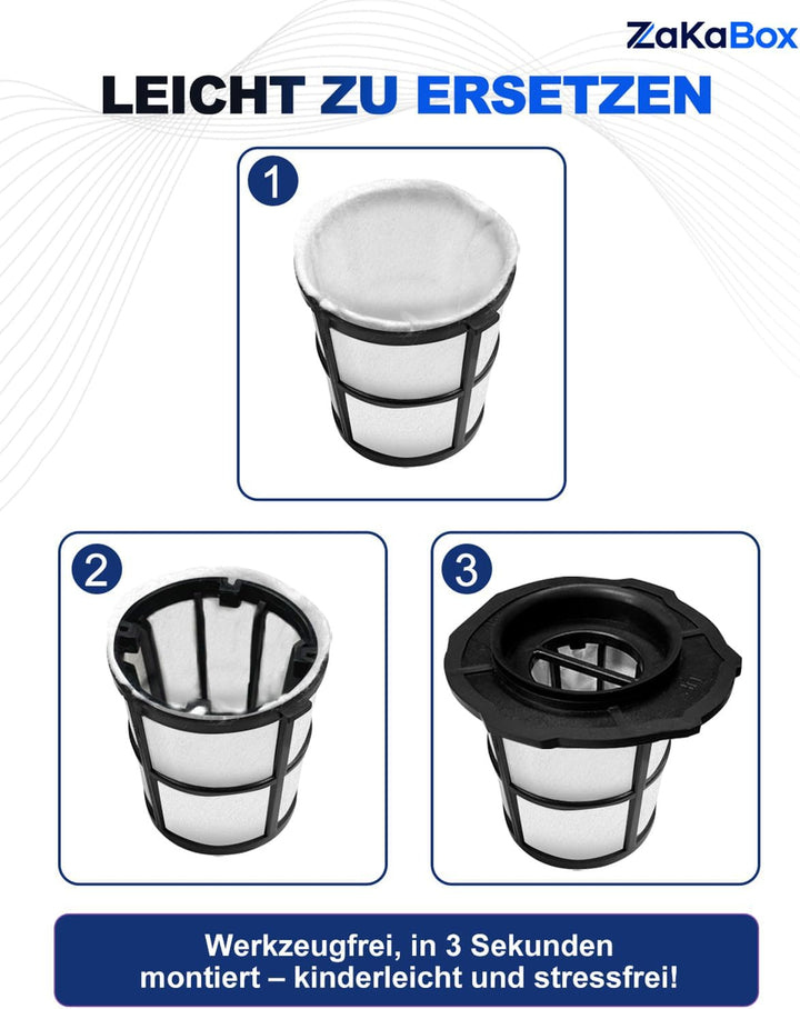 15er Pack Hochwertige Staubsaugerbeutel kompatibel mit Einhell Power X-Change TE-VC 18 Li-Solo & TE-