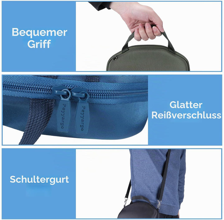 Hart Schutzhülle kompatibel mit JBL Charge 6 Lautsprecher Dunkelblau, Dunkelblau
