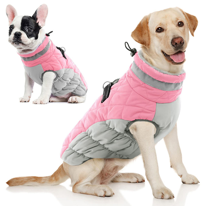 AOFITEE Wintermantel für grosse Hunde, Wasserdicht Hundemantel Hundejacke Mittelgrosse Hund mit Gesc