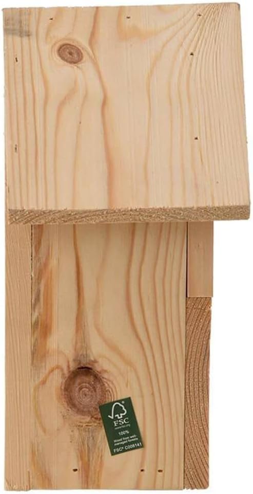 Esschert Design USA WA39 WA37 Marienkäferhaus-Silhouette FSC 100%, braun