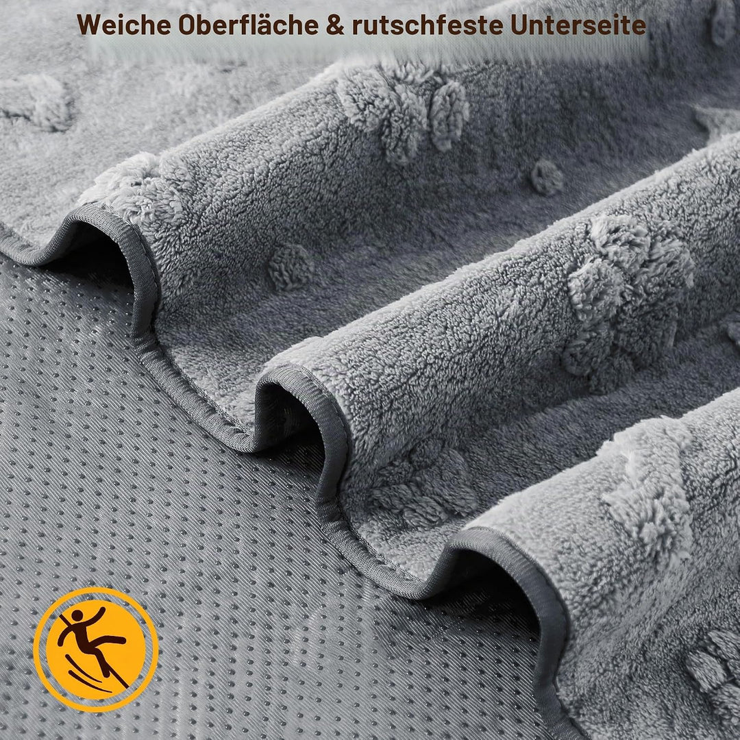HezzLuv waschbare Welpenunterlagen 2er-Pack, Wiederverwendbare supersaugfähige Hunde PIPI Matten, wa