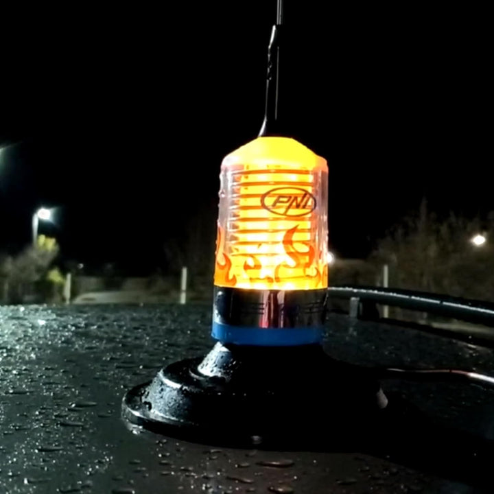 PNI Trucker 9000 PL CB-Antennenpaket mit LED, Länge 140 cm, 26–28 MHz, 1000 W, inklusive Klebepad un