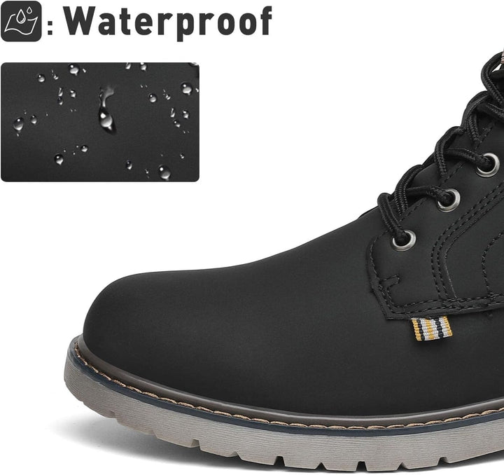 Mishansha Unisex Winterschuhe Winterstiefel mit Warm Gefüttert, Gr. 36-48 39 EU Tinte Schwarz, 39 EU