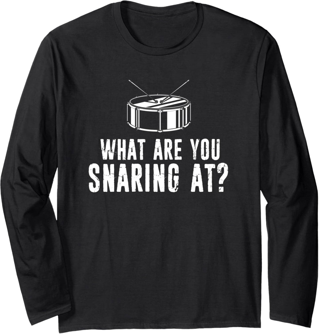 Drummer Funny Drummer Gift - Was fängst du an? Langarmshirt