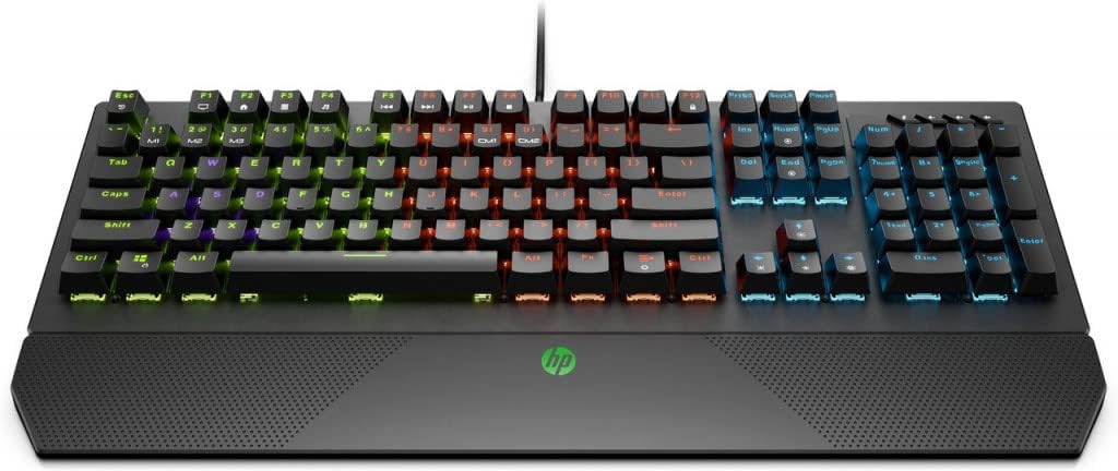 HP Pavilion Gaming Tastatur 800, Rot Mechanische Schalter (USB) Schwarz Pavilion Gaming 800, Pavilio