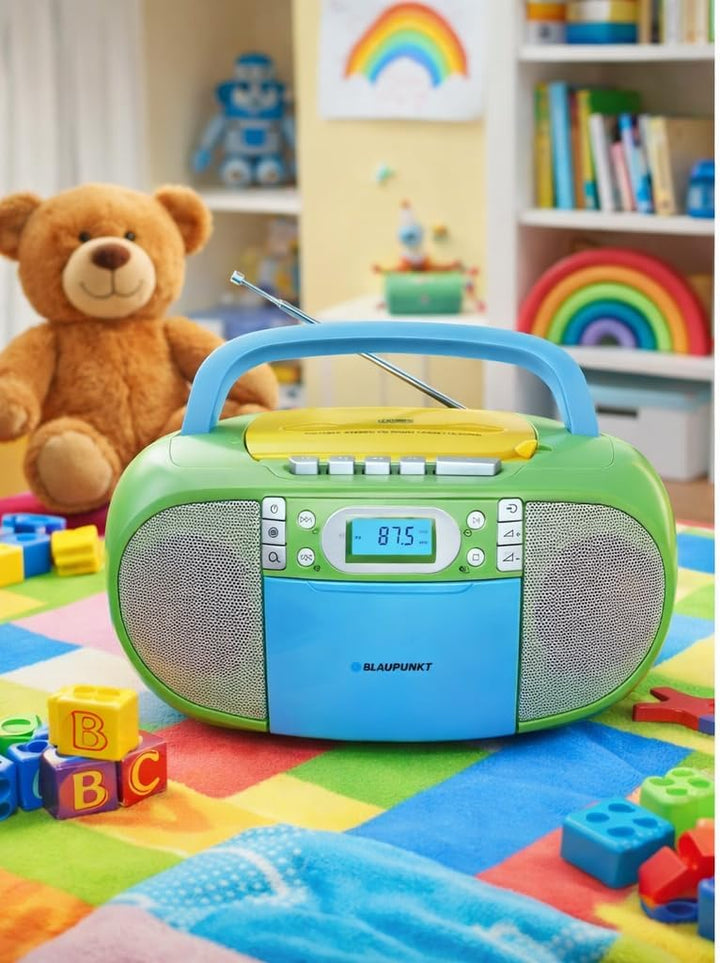 Blaupunkt B 130 tragbarer CD-Player | Kassettenrekorder | Hörbuch Funktion | USB | Aux In | PLL UKW