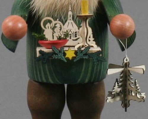 Räuchermann Leuchterhändler von DREGENO SEIFFEN 19cm – Original erzgebirgische Handarbeit, stimmungs