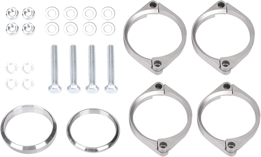 Verrostet auspuff flansch schalldämpfer zurück kasten reparatur klemmhalterungen fit für e46 m3