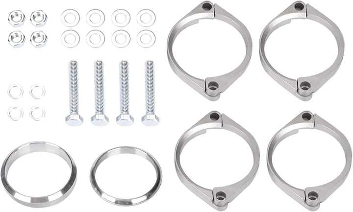 Verrostet auspuff flansch schalldämpfer zurück kasten reparatur klemmhalterungen fit für e46 m3