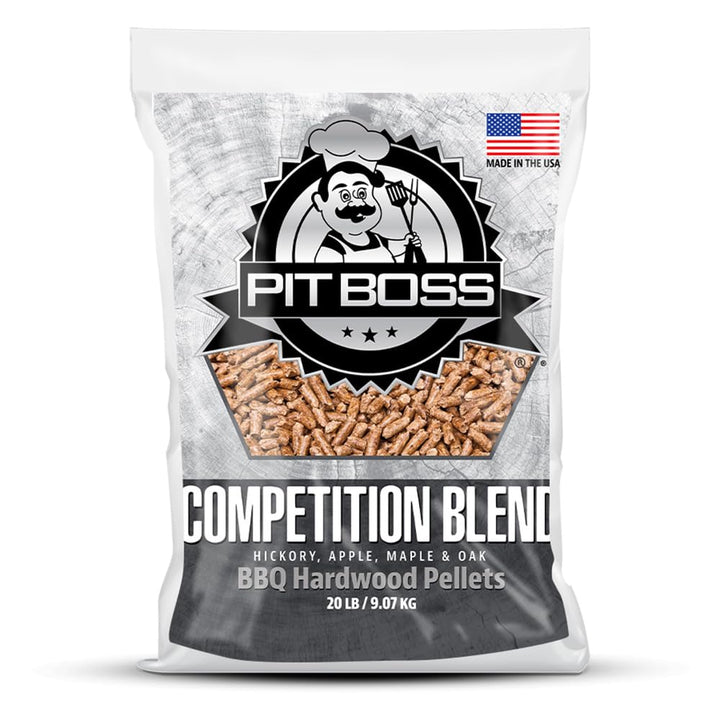 Pit Boss BBQ Hartholzpellets Wettkampfmischung, 9 kg, ohne Zusatzstoffe