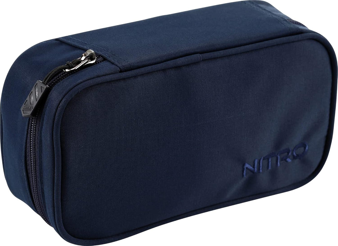 Nitro Pencil Case XL Inkl. Geo Dreieick & Stundenplan, Federmäppchen, Schlampermäppchen, Faulenzer B