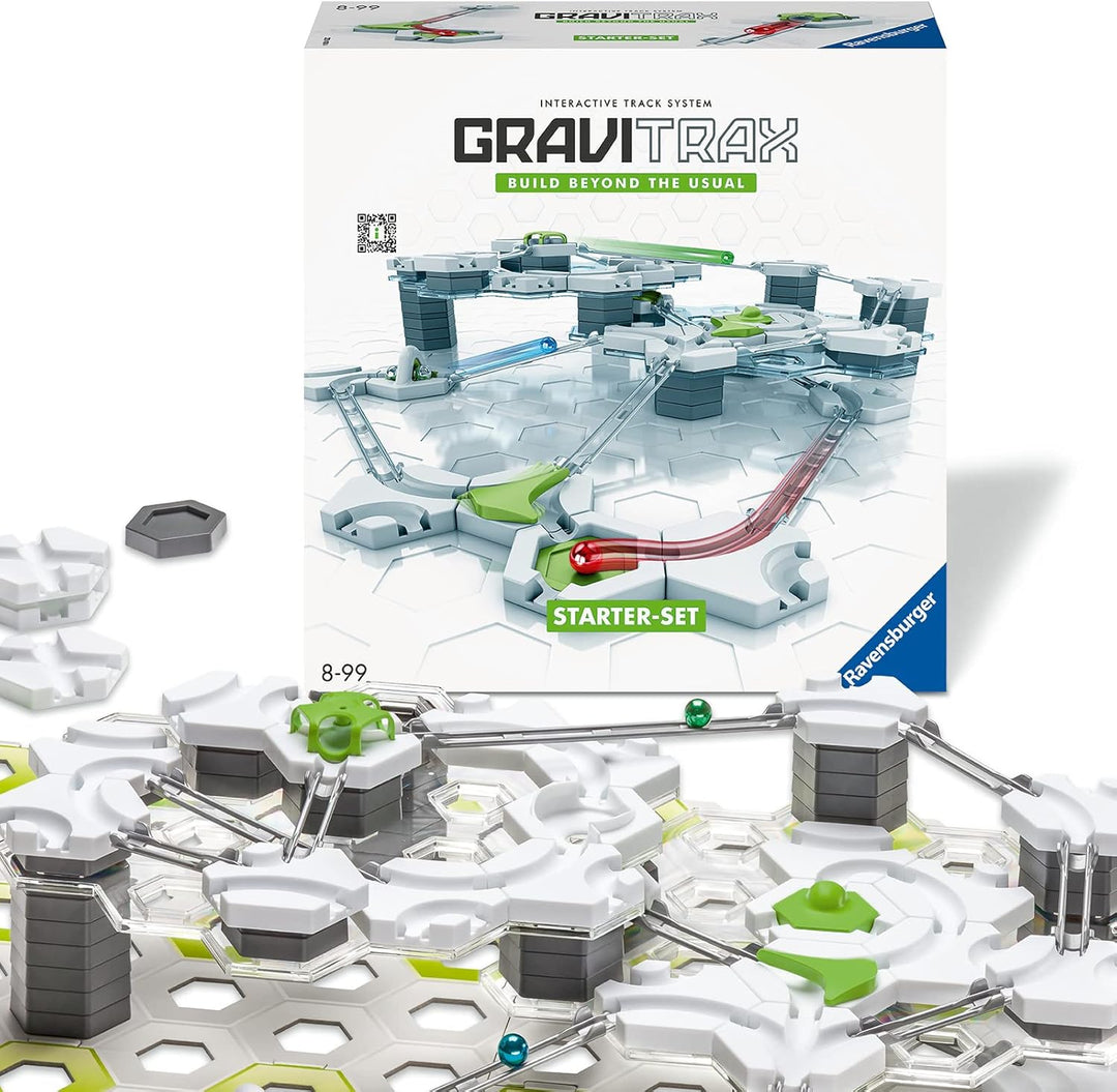 Ravensburger GraviTrax Starter-Set 22410 - GraviTrax Starterset für Deine Kugelbahn & GraviTrax Elem