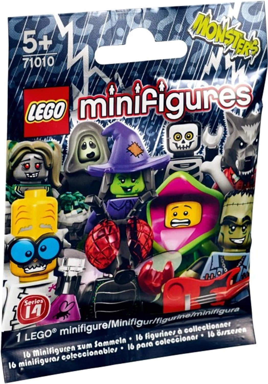 Lego Minifiguren, Serie 14, 71010 Lego Series 14 Zombie Pirate Mehrfarbig, Mehrfarbig