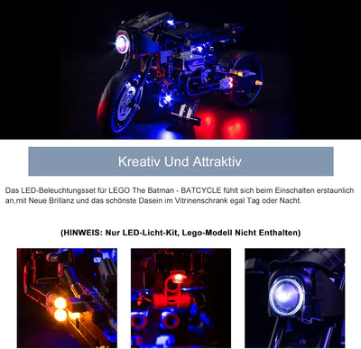 Led Licht Set für Lego 42155 Technic The Batman - BATCYCLE Set (Kein Lego-Modell), Dekorationsbeleuc