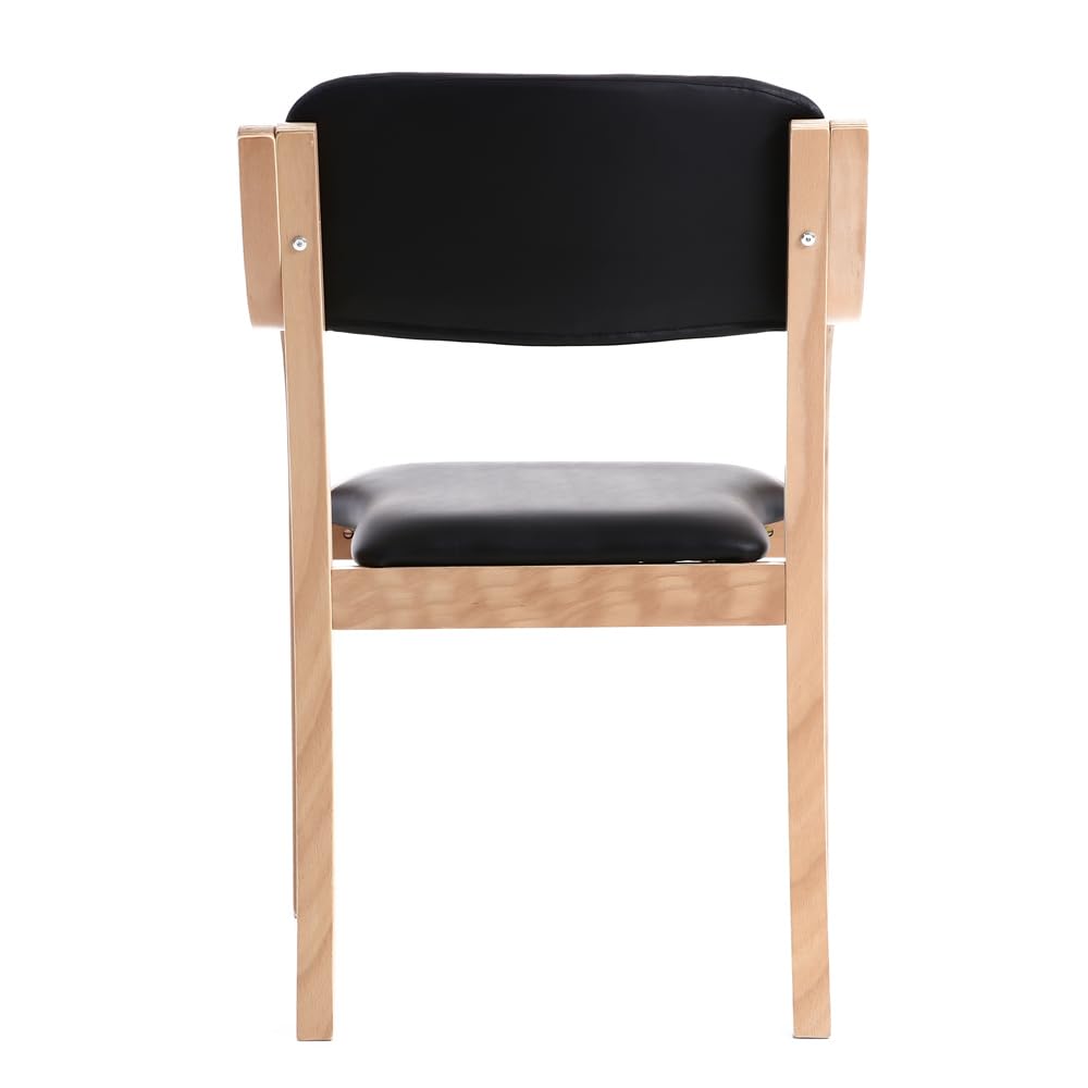 Teqler Besucherstuhl schwarz, T-135663