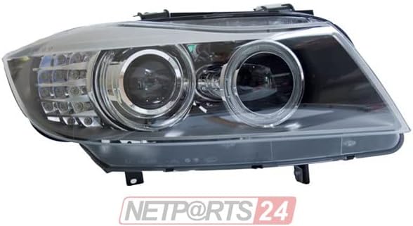 Johns, Scheinwerfer passend für BMW 3er E91 LCI 2008- ZKW / H8 rech. schwarz + Steuerg.