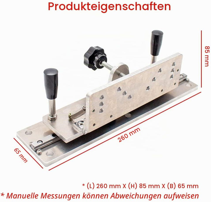 Toplionace Universal Messerschärfer Vorrichtung mit Beweglicher Schiene, Bandschleifer Messerhalter