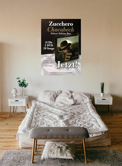 Zucchero - Chocabeck, 2012 » Konzertplakat/Premium Poster | Live Konzert Veranstaltung | DIN A1 «