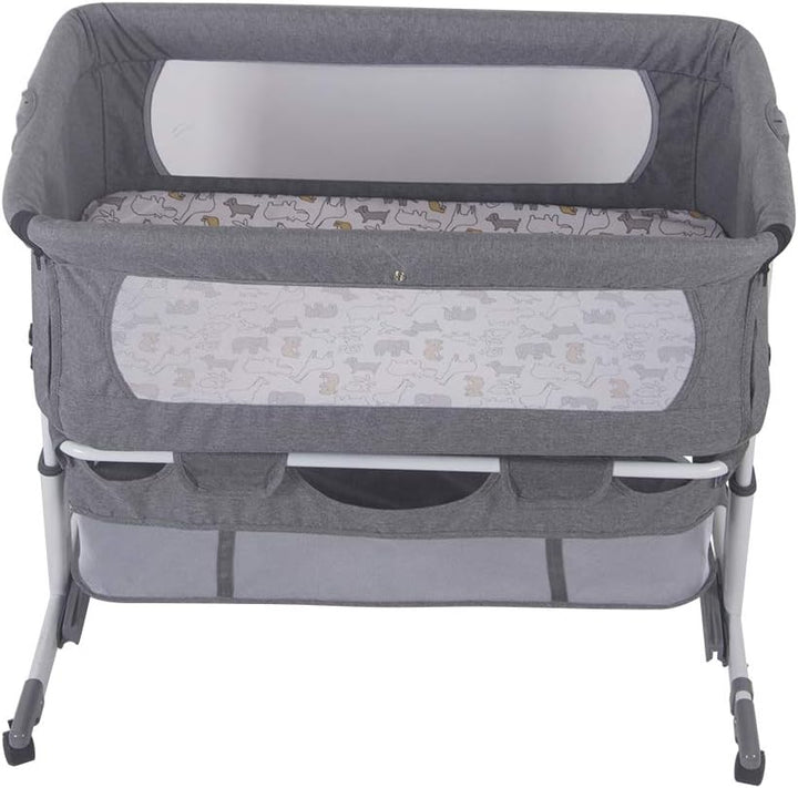 LANTUS Babywiege Stubenwagen Reisebett Kinderbett klappbar Babybett Beistellbett Schaukelwiege mit S