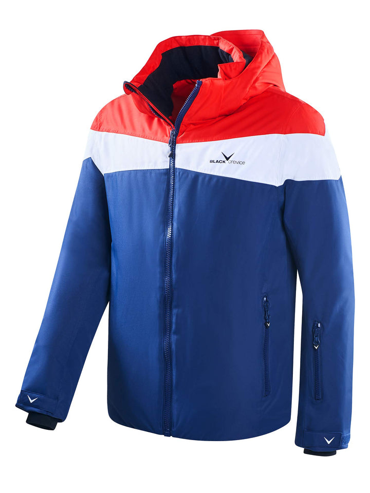 Black Crevice Herren Ski- und Snowboardjacke 54 rot/weiss/navy, 54 rot/weiß/navy