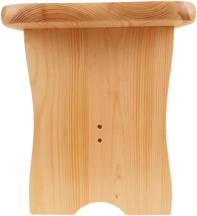 Kiefernholz Hocker lackiert Stabiler universeller Holztritt Robuster