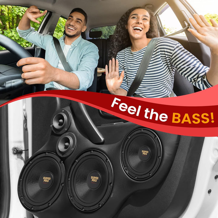Pyramid PW1048USX Subwoofer für Auto, 500 W, 8 Ohm, 25,4 cm Traditionelle Verpackung, Traditionelle