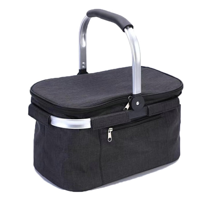 Einkaufskorb Faltbar 30L Wasserabweisender Tragekorb - Isolierte Kühltasche Lunchtasche mit Gepolste