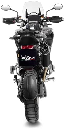 Endschalldämpfer LeoVince SLIP-ON SBK NERO, Edelstahl schwarz, Carbon Kappe, mit Zulassung für Trium