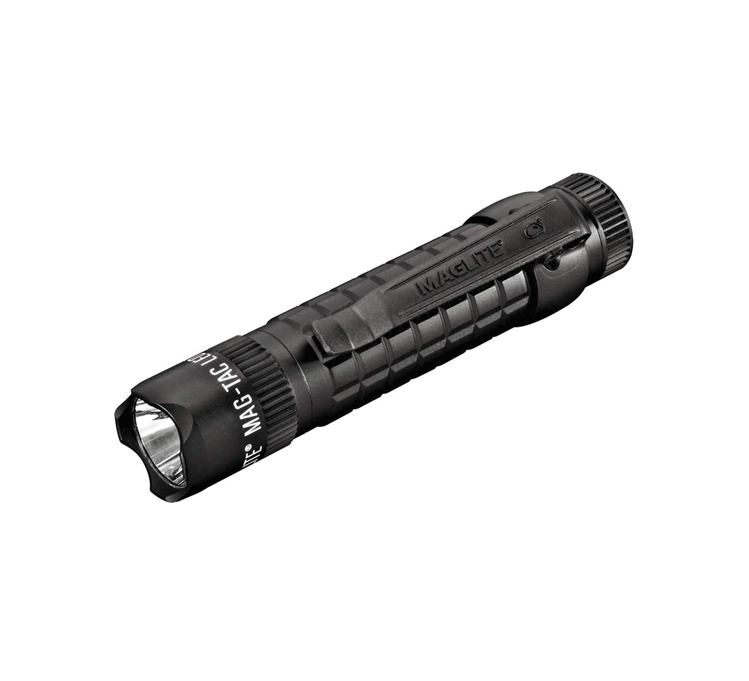 MAGLITE MAG-TAC LED 2CR123 Taschanlampe schwarz Tactical Krone, Schwarz