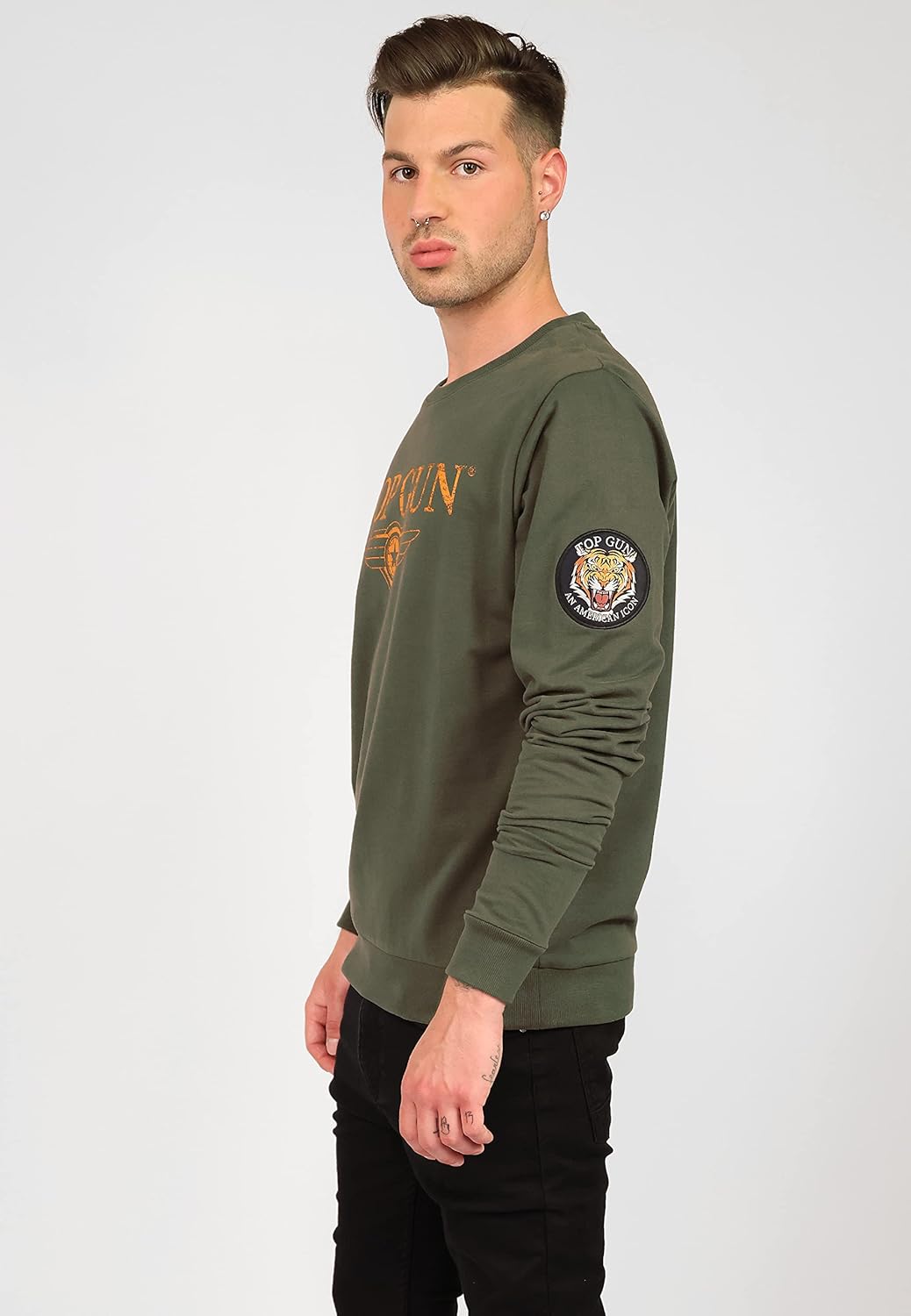 Top Gun Herren Sweater Tg20213005 Olive,L