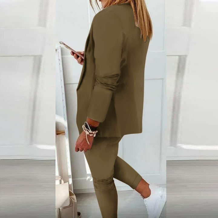 Damen Elegant Business Anzug Set Hosenanzug Damen Elegant Business Anzug Set Hosenanzug Blazer Hose