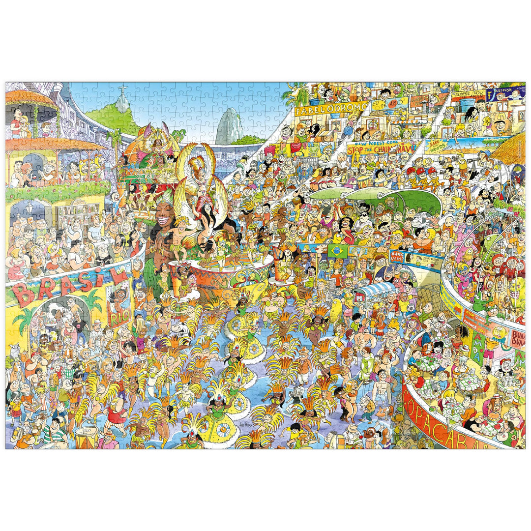 Carnival in Rio - Hugo Prades - Premium 1000 Teile Puzzle - MyPuzzle Sonderkollektion von Heye Puzzl