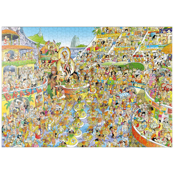 Carnival in Rio - Hugo Prades - Premium 1000 Teile Puzzle - MyPuzzle Sonderkollektion von Heye Puzzl