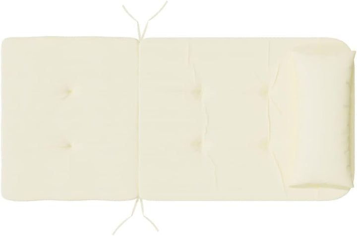 vidaXL Adirondack-Auflagen 2 STK. Creme Oxford-Gewebe, Creme