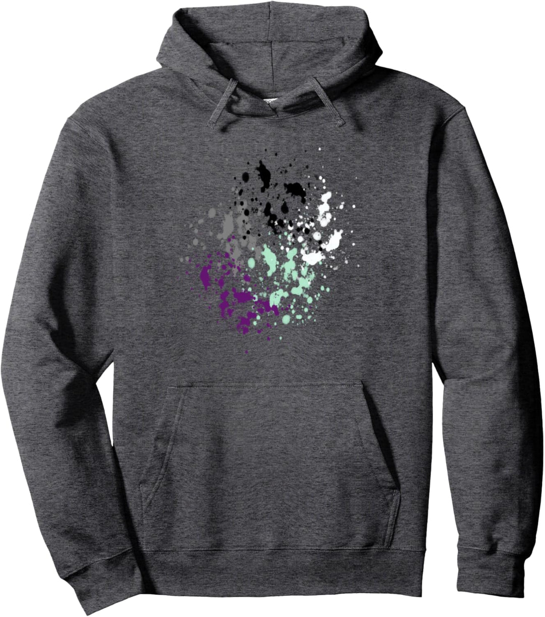 Dezenter Asexueller Stolz, Ace Pride Flagge Pullover Hoodie