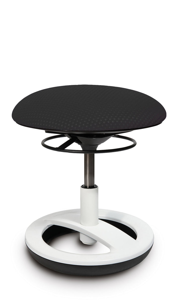 Topstar Sitzhocker, Aluminium, Schwarz, Schwarz