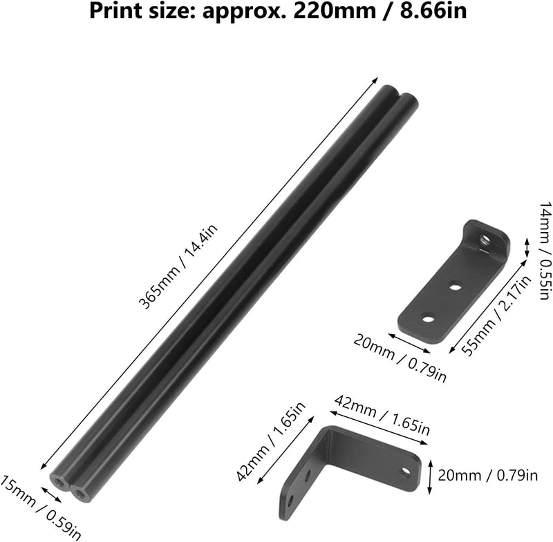 Stützstangen-Set DIY-Upgrade Stützstangen-Set für Ender 3 Stützstangen-Set 3D-Drucker-Teilezubehör f