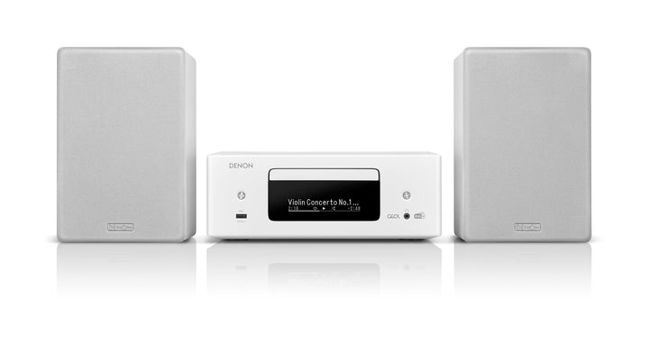 Denon CEOL N-12DAB Kompaktanlage, HiFi Verstärker mit Lautsprechern, CD-Player, Musikstreaming, HEOS